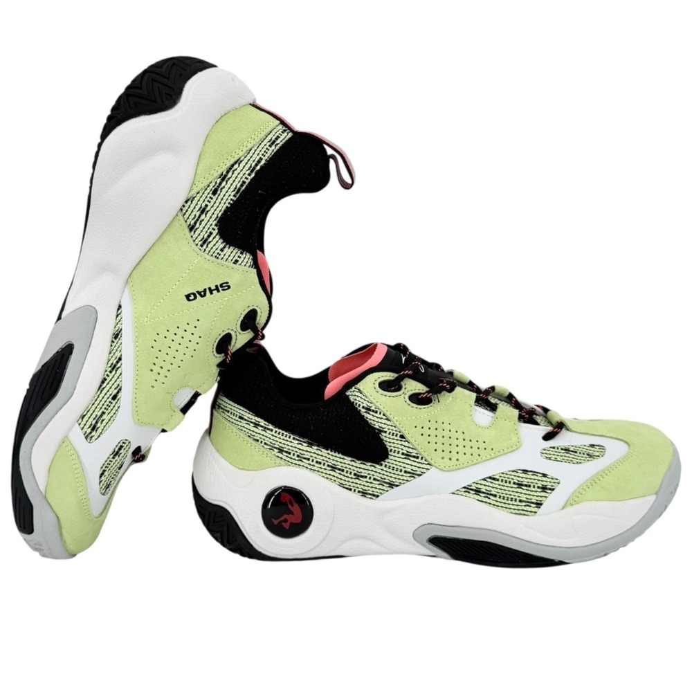 Shaq Men's Basketball RAQ Low Light Green Sneakers Size 11 AQ95009MK NWOB